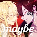 메이비: maybe android application logo